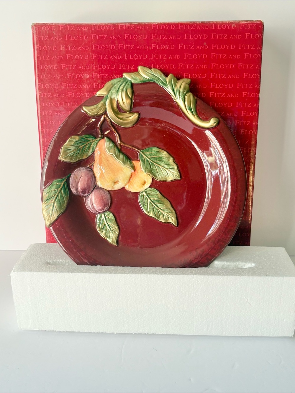 Fitz & Floyd Renaissance Canape Plate